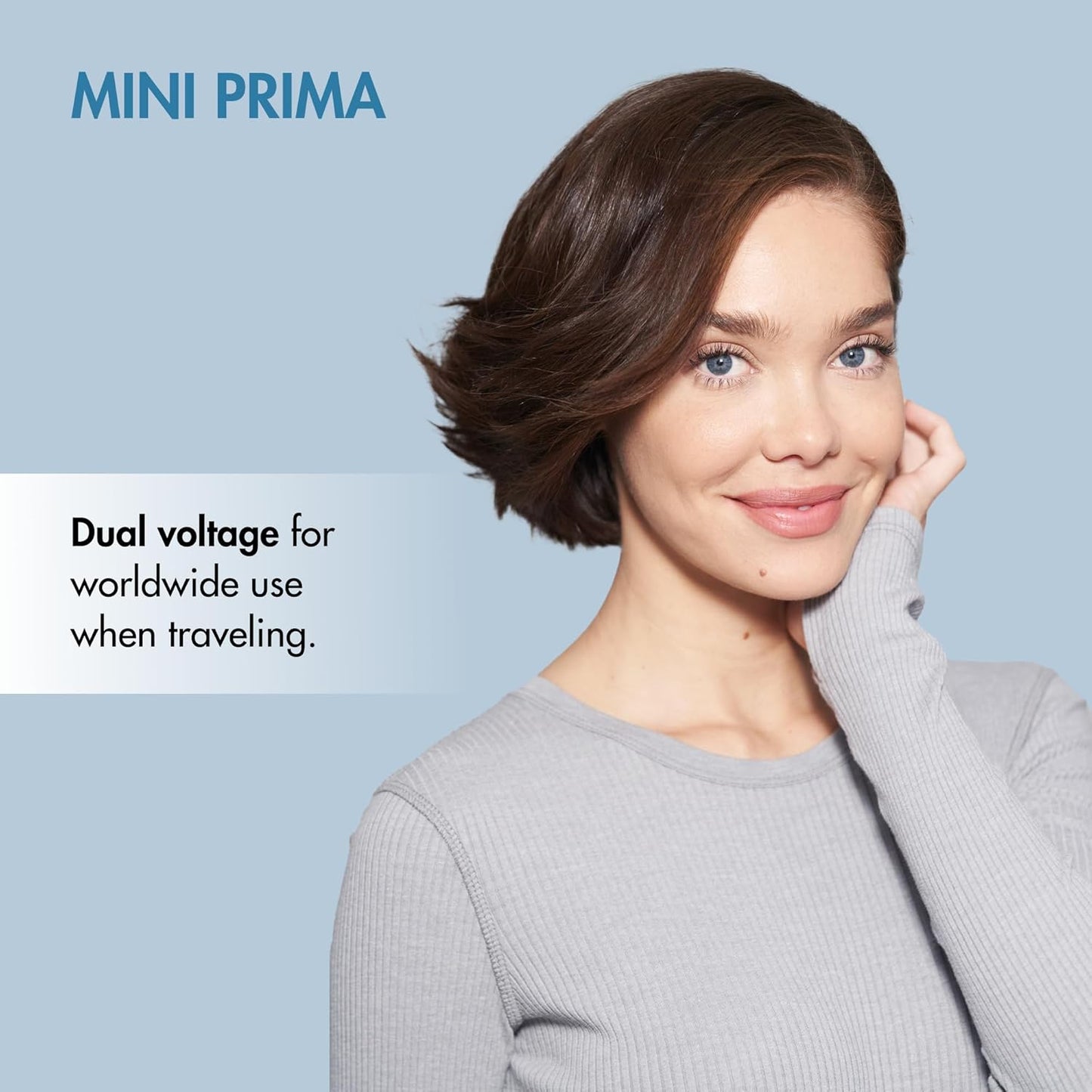 BaBylissPRO Nano Titanium Prima2000 ¾" Stainless Steel Mini Iron