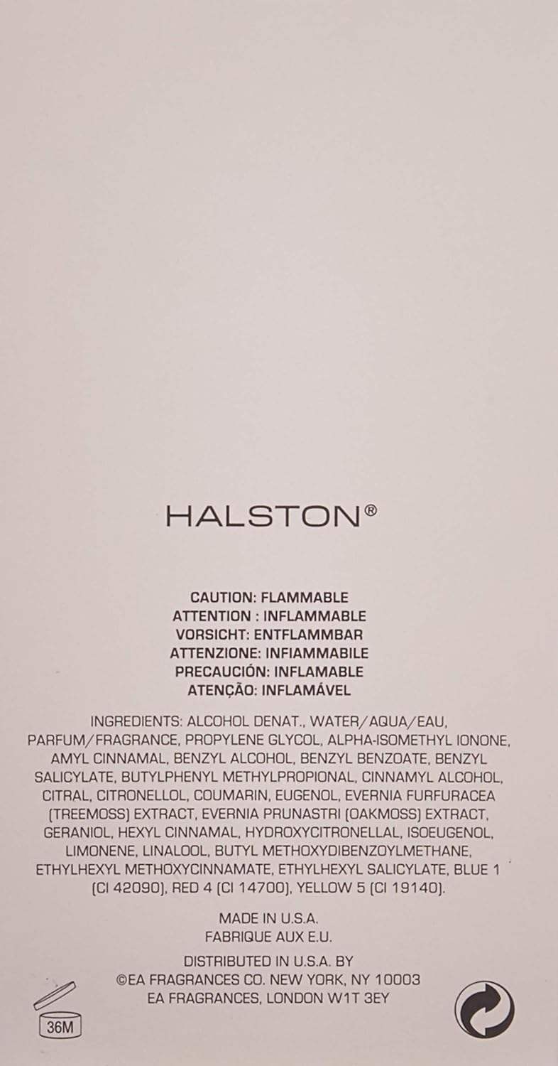 Halston by Halston for Women - 3.4 oz Cologne Spray