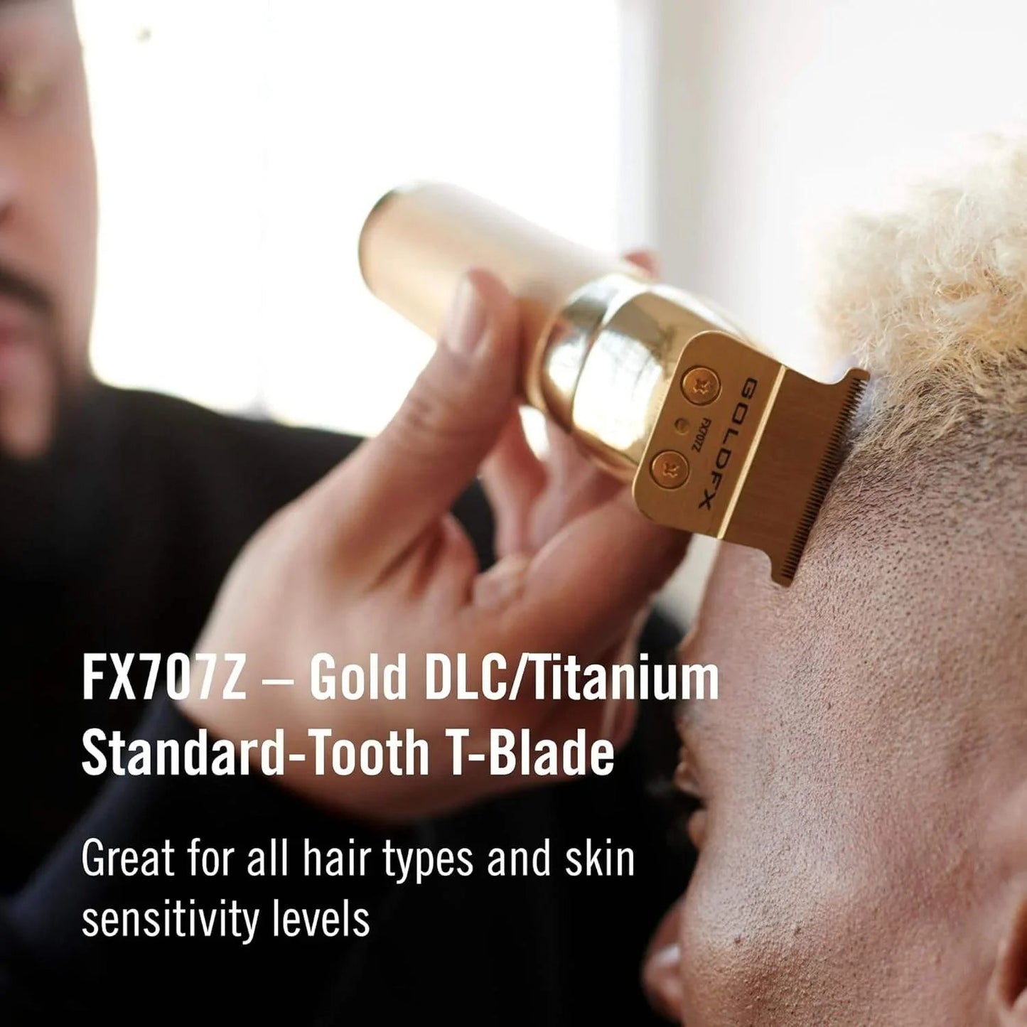 BaByliss Pro GoldFX FXONE Trimmer - High-Performance Cordless Trimmer (BB-FX799g)