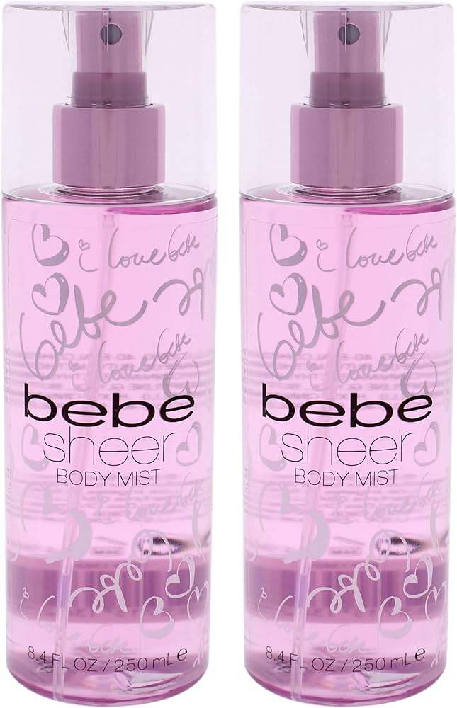 Bebe Sheer by Bebe for Women - 8.4 oz Body Mist - Pack of 2