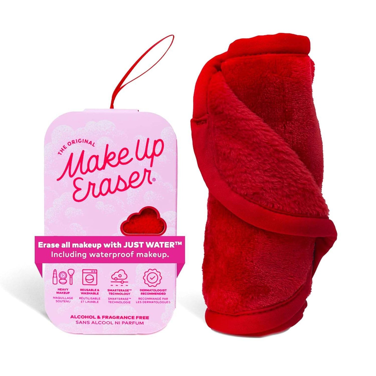 Makeup Remover Cloth - Red by MakeUp Eraser for Women - 1 Pc Cloth