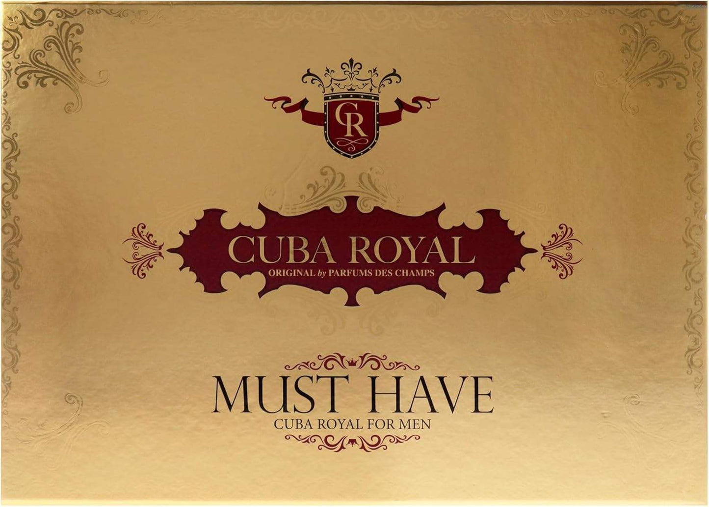 Cuba Royal by Cuba for Men - 5 Pc Gift Set 3.3oz EDT Spray, 1.17oz EDT Spray, 6.6oz Shower Gel, 3.3oz After Shave, 6.6oz Body Spray