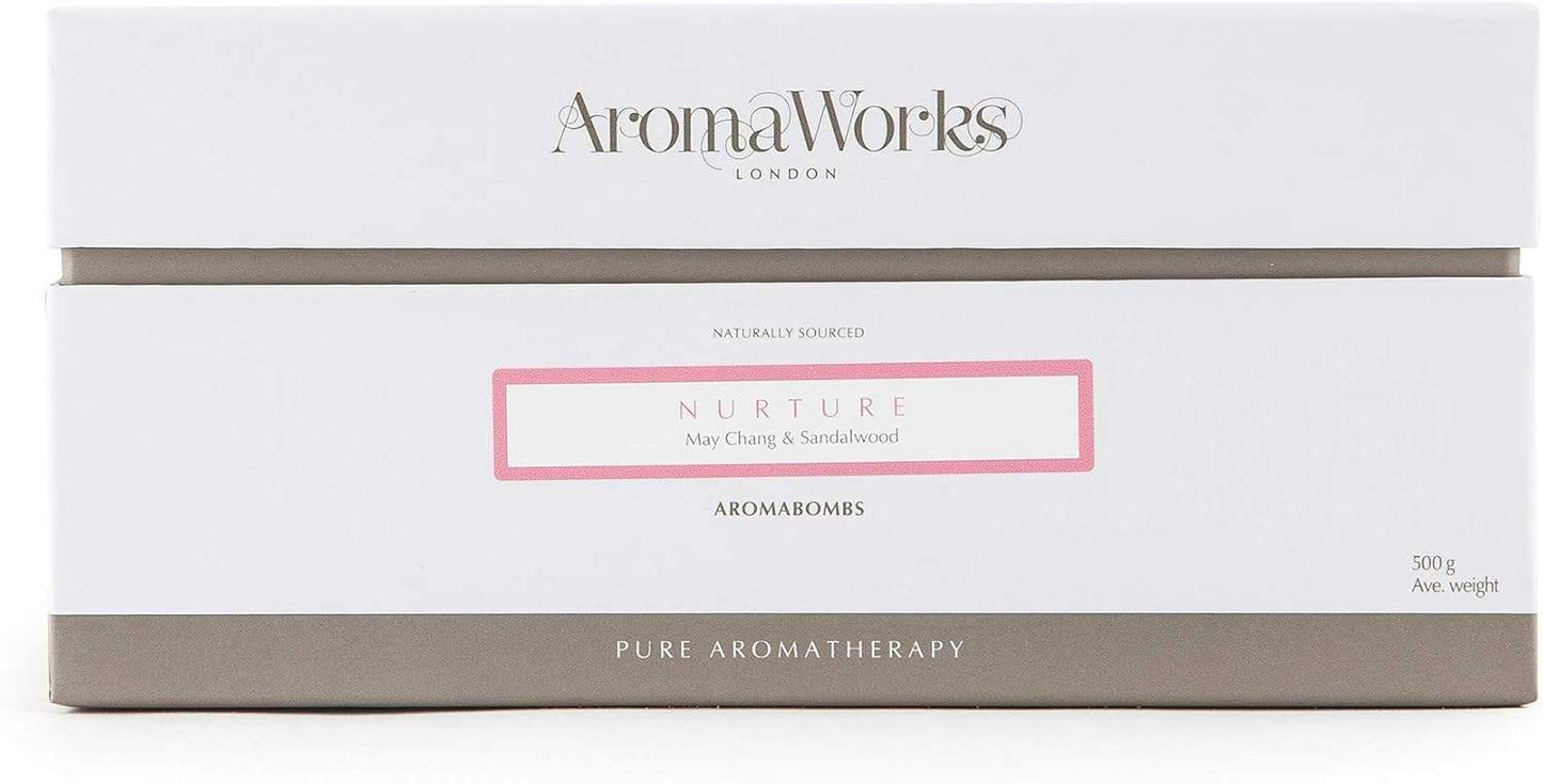 Nurture AromaBomb Duo by Aromaworks for Unisex - 2 x 8.81 oz Bath Bomb
