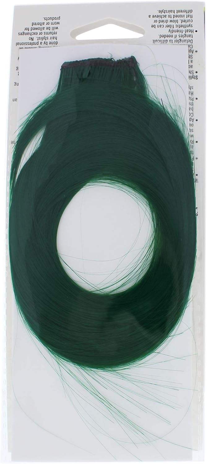 Pop Color Strip Extension - Party Dress Green by Hairdo for Women - 18 Inch Hair Extension