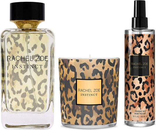Instinct by Rachel Zoe for Women - 3 Pc Gift Set 3.4oz EDP Spray, Body Mist, Scarf