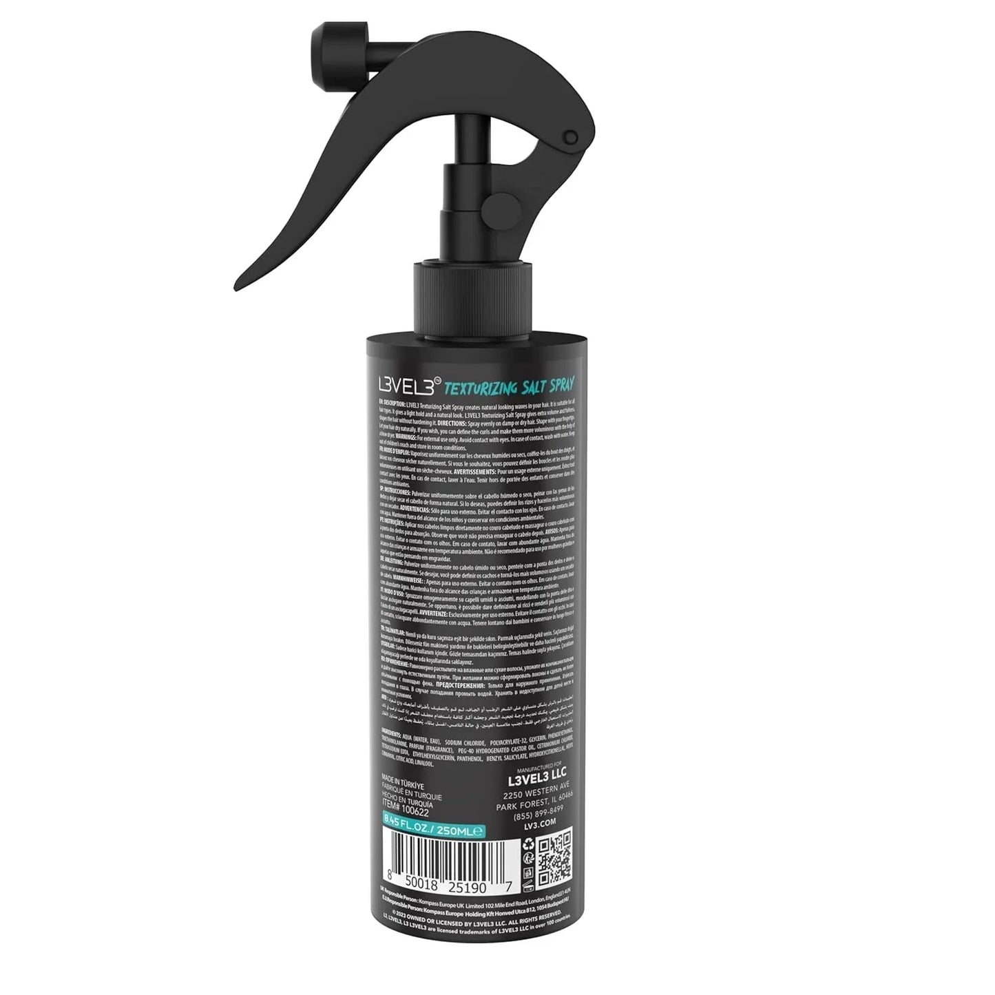 L3VEL3 Texturizing Salt Sprey 250ml / 8.45 oz