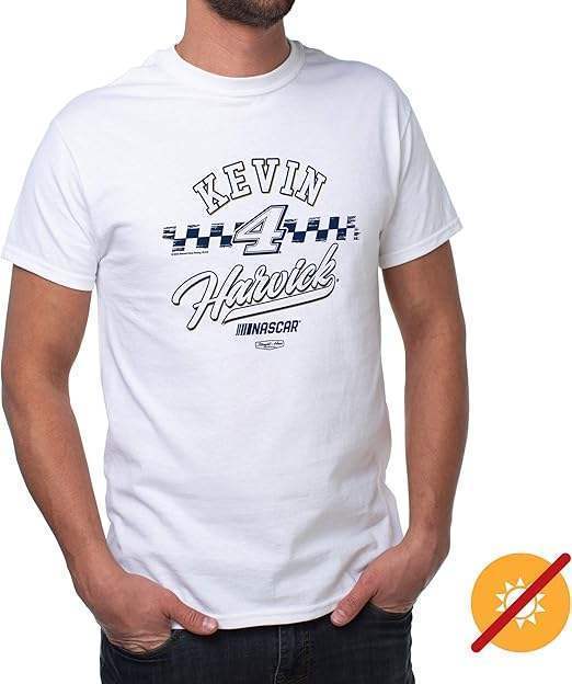 NASCAR Mens Classic Crew Tee - Kevin Harvick - 8 White by DelSol for Men - 1 Pc T-Shirt (S)