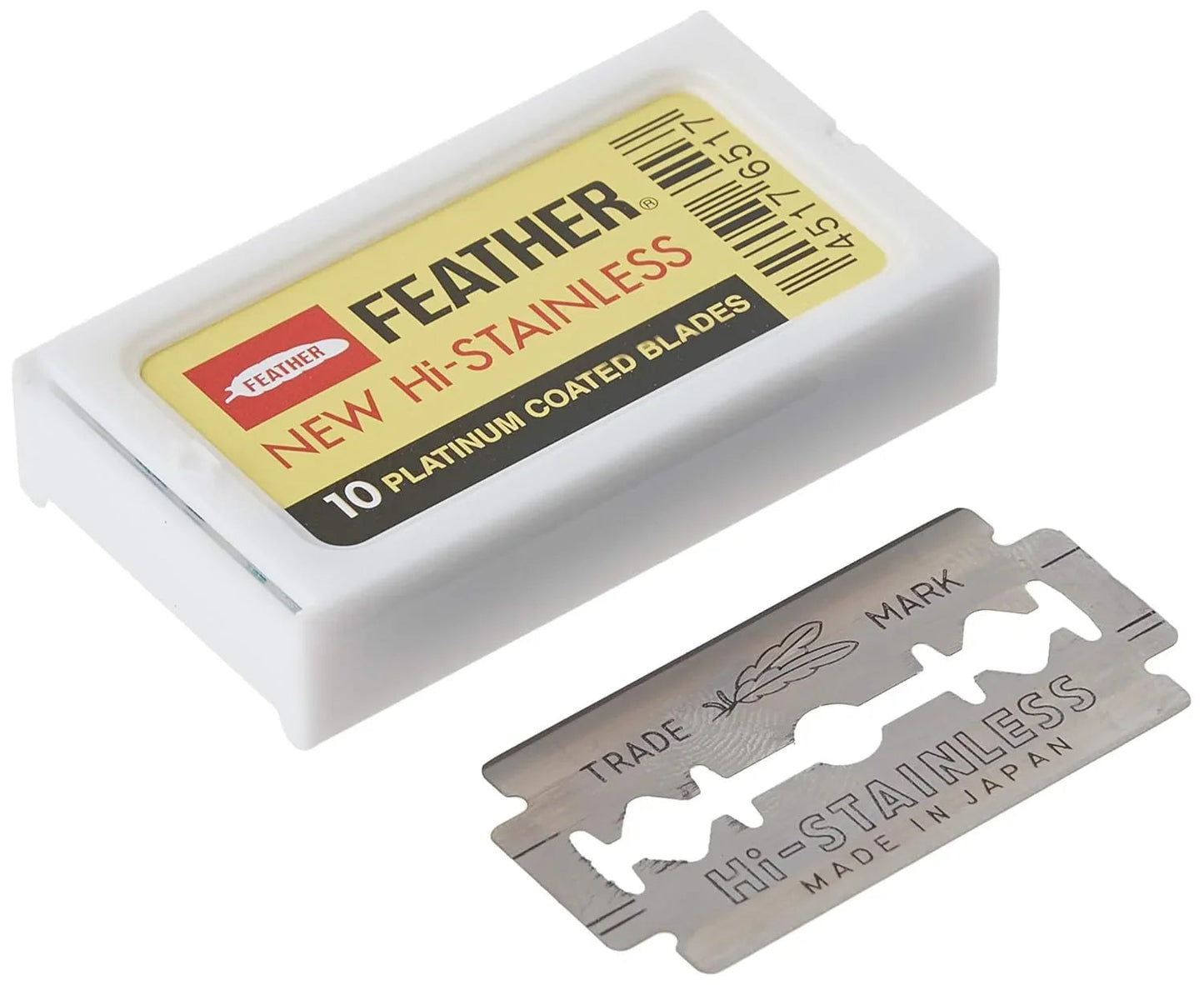 Feather Hi Stainless Double Edge Blades, 30 Count