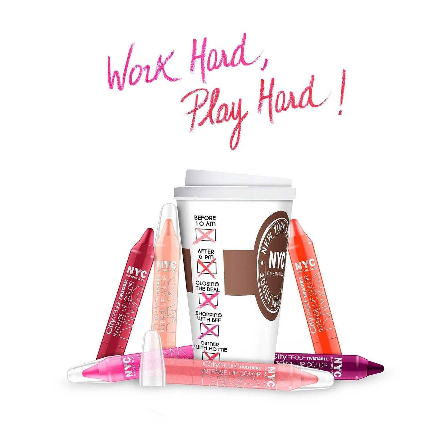 NYC City Proof Twistable Intense Lip Color - Canal St Coral