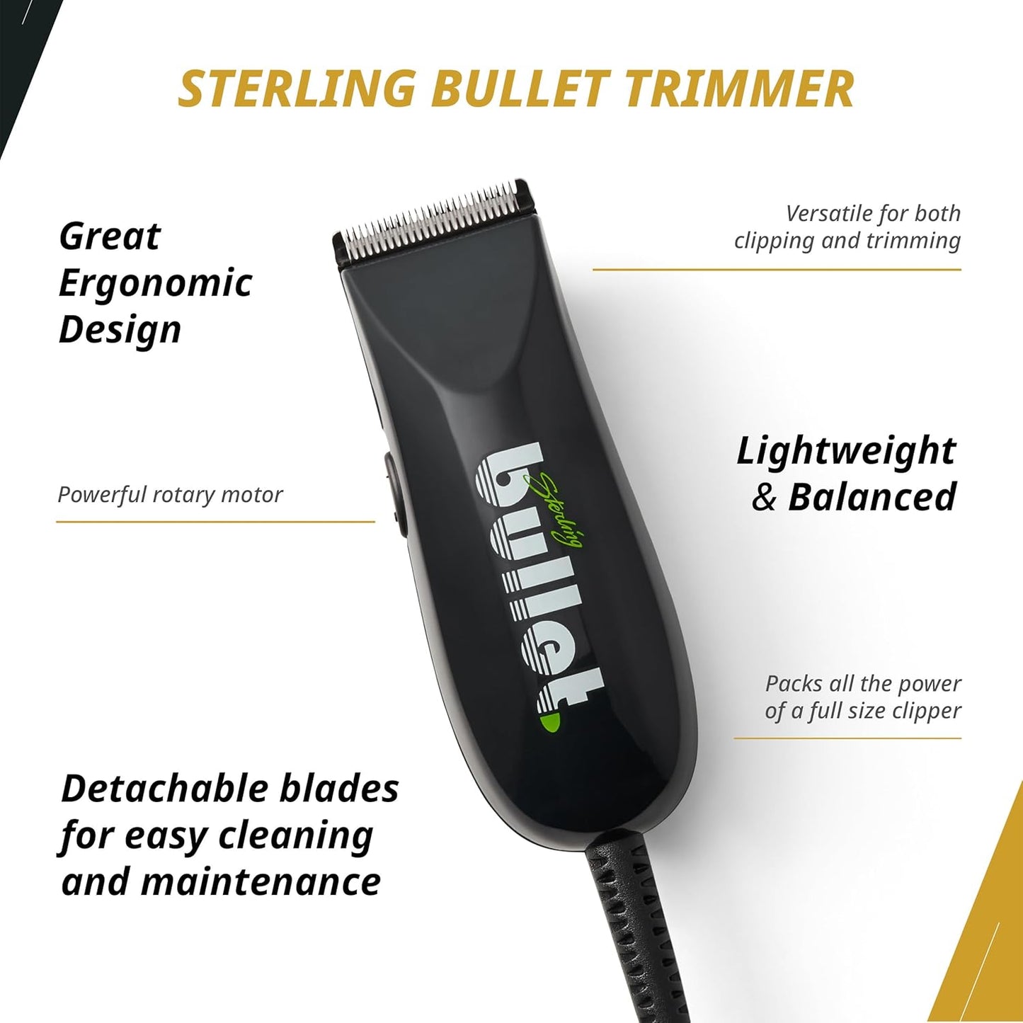 Wahl Sterling 4 Clipper with Sterling Bullet Trimmer Combo