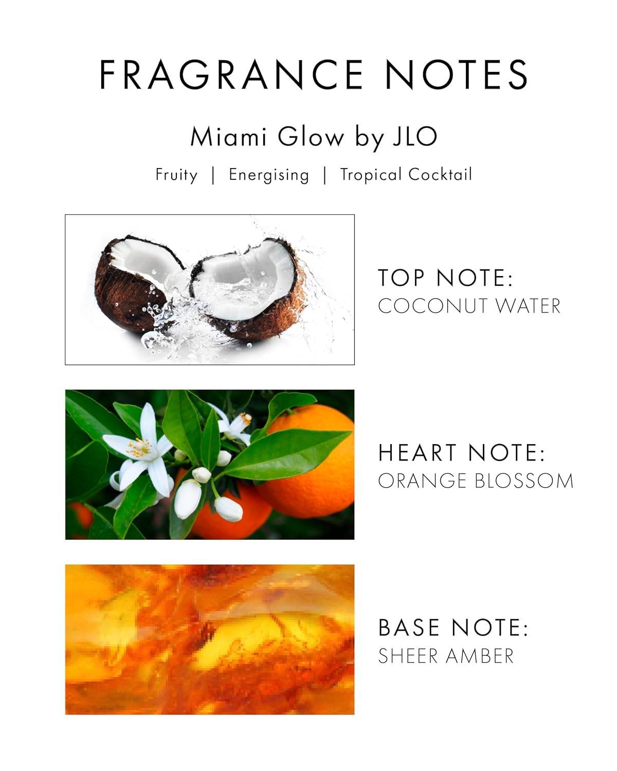 Miami Glow by Jennifer Lopez for Women - 3.4 oz EDT Spray