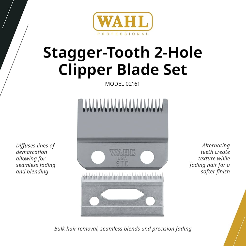 Wahl Stagger Tooth Blade Set (C/C Magic Clip Only)