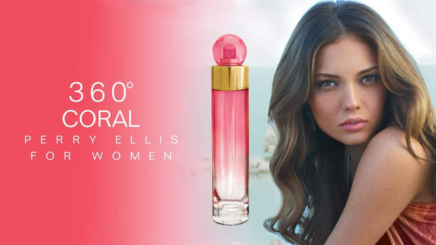 360 Coral by Perry Ellis for Women - 6.8 oz EDP Spray