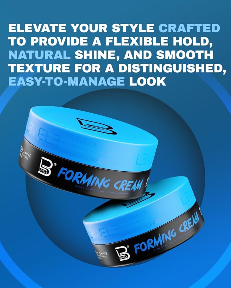 L3VEL3 Hair Styling Forming Cream 5 oz - Multipack