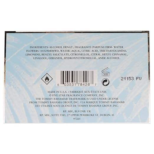 Tommy Bahama Set Sail Martinique by Tommy Bahama for Women - 3.4 oz EDP Spray (Unboxed)