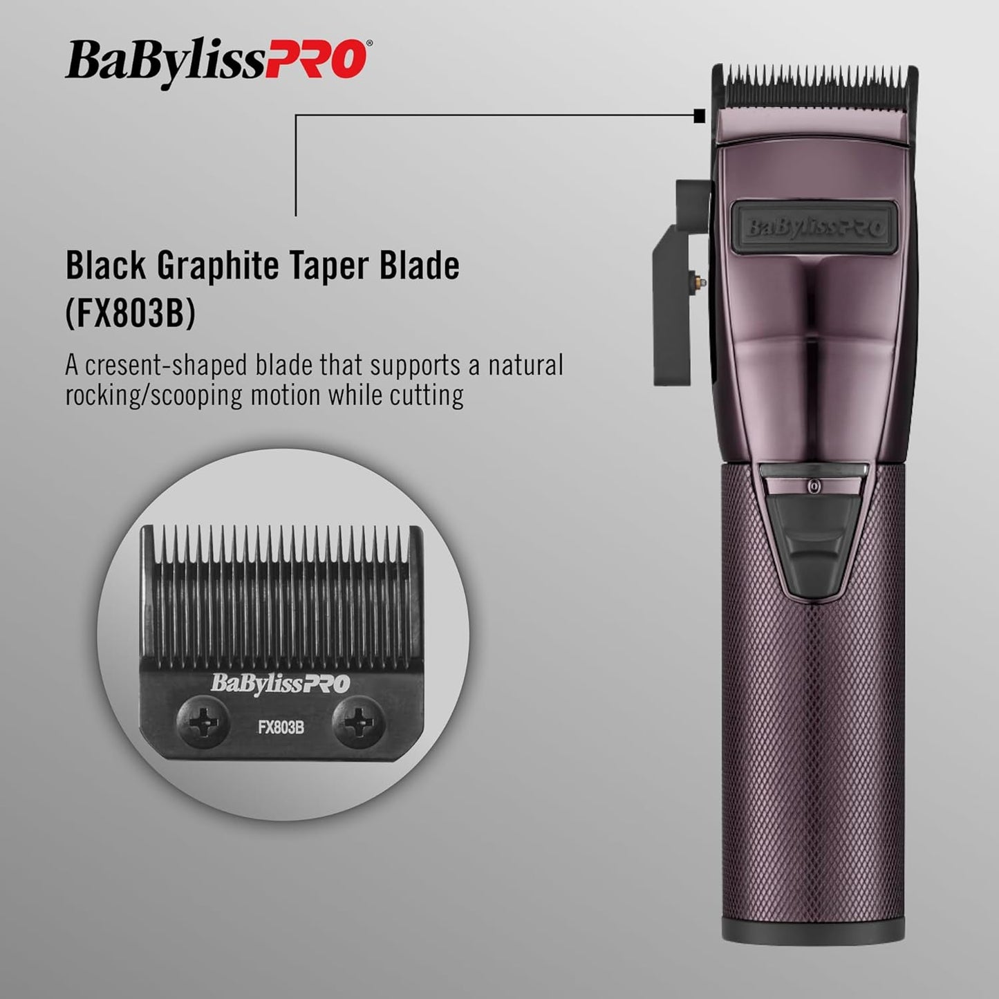 BaBylissPRO LimitedFX Limited Edition Nightfall Collection All-Metal Lithium Clipper