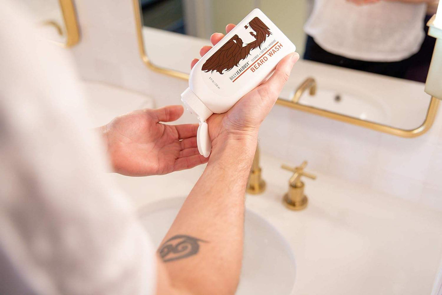 Beard Wash by Billy Jealousy for Men - 8 oz Beard Wash