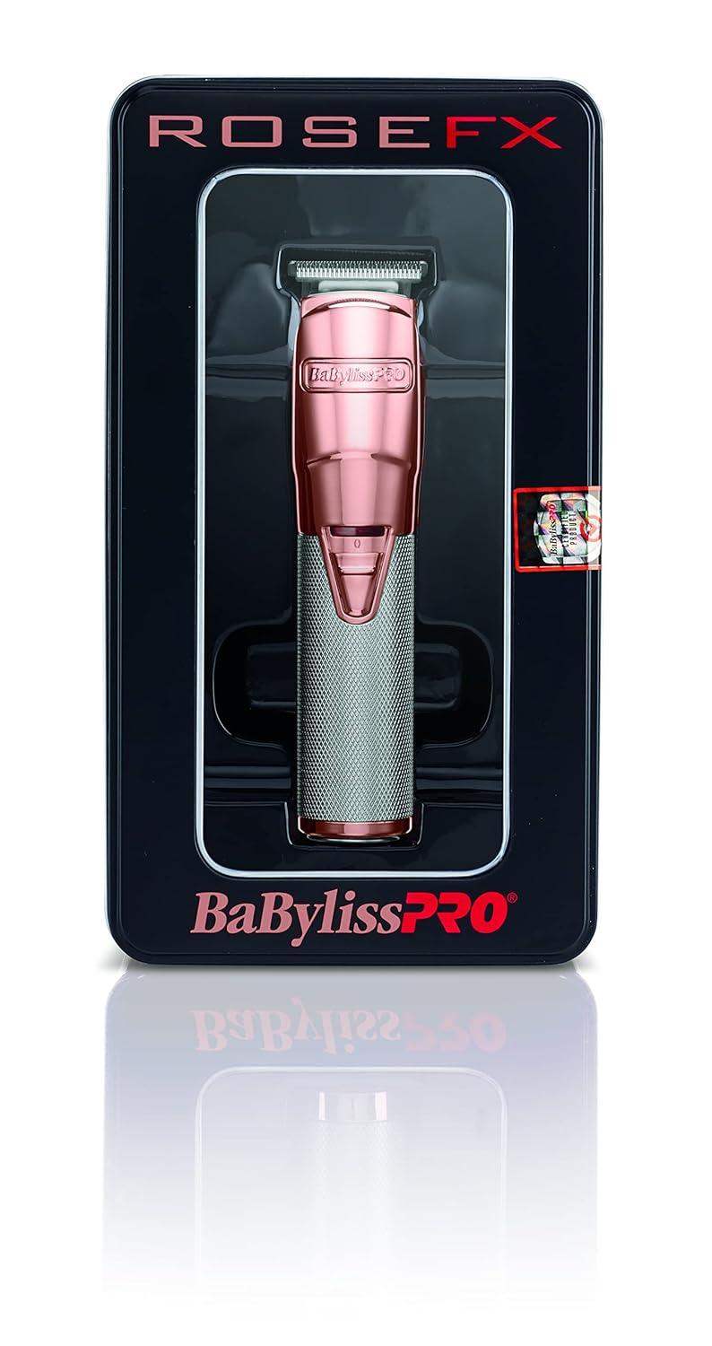 BaBylissPRO Barberology Hair Trimmer for Men FX788RG ROSEFX Professional Lithium Trimmer - BarberSets