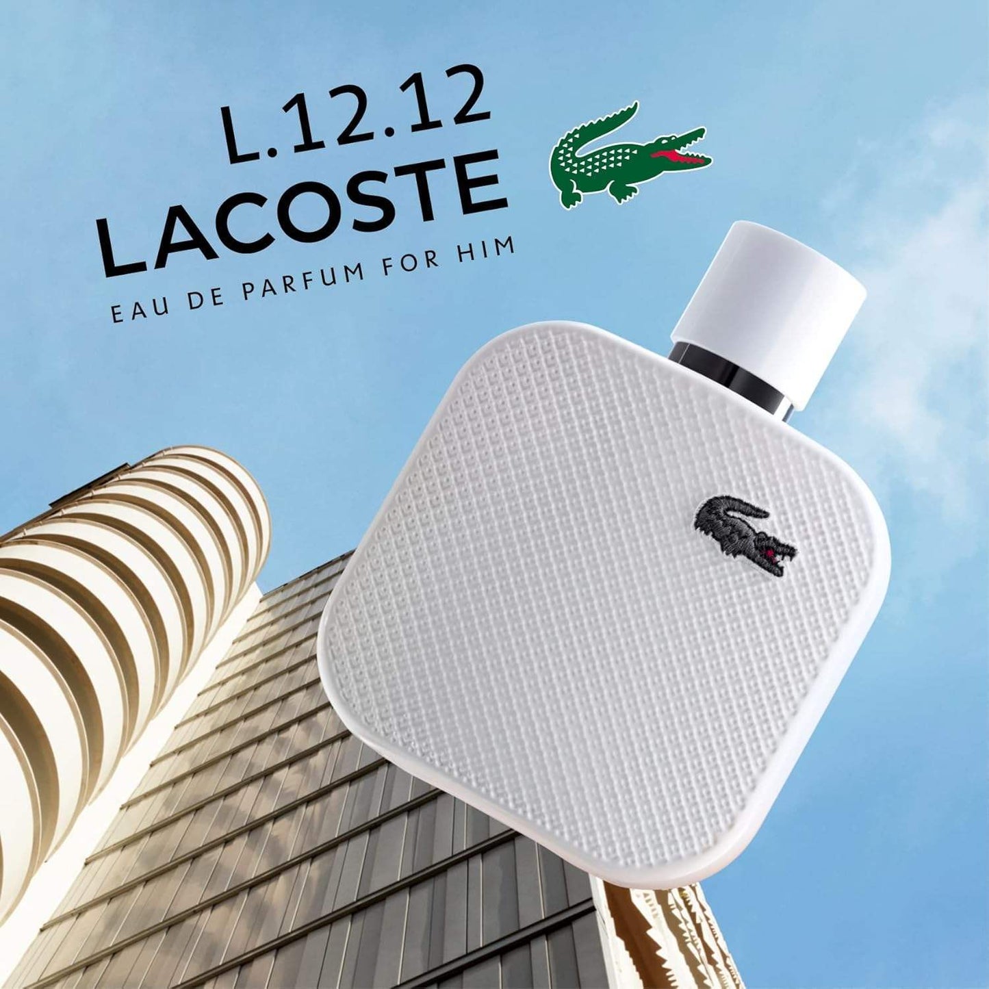 Lacoste Eau De Lacoste L.12.12 Blanc by Lacoste for Men - 3.3 oz EDT Spray