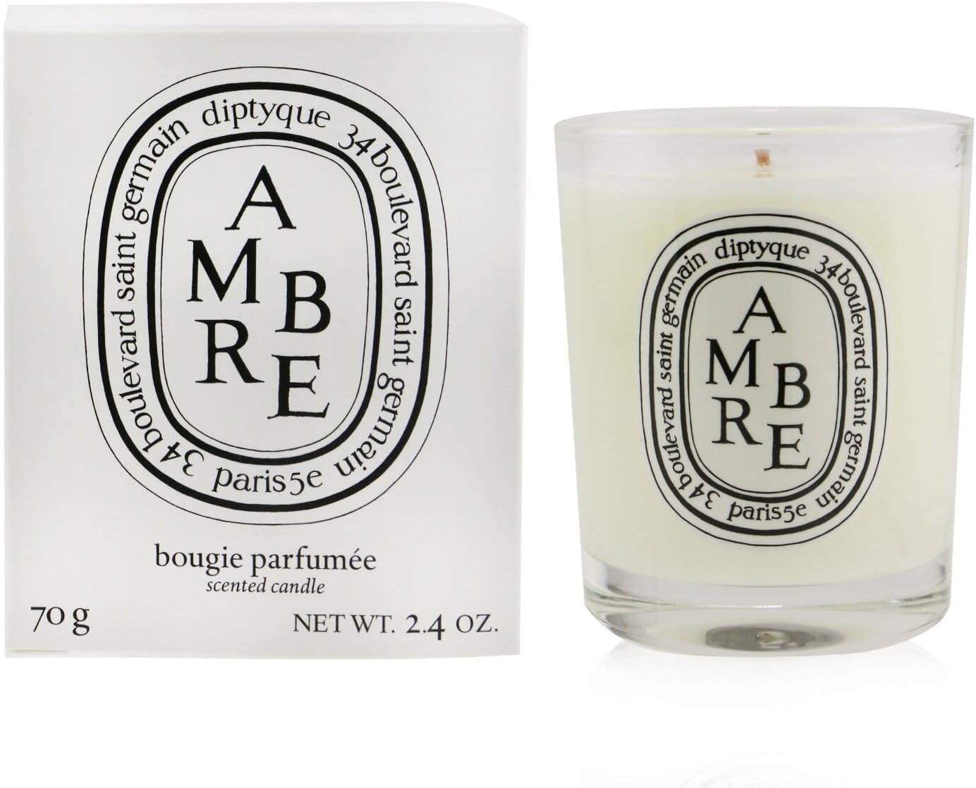 Ambre Scented Candle by Diptyque for Unisex - 2.4 oz Candle