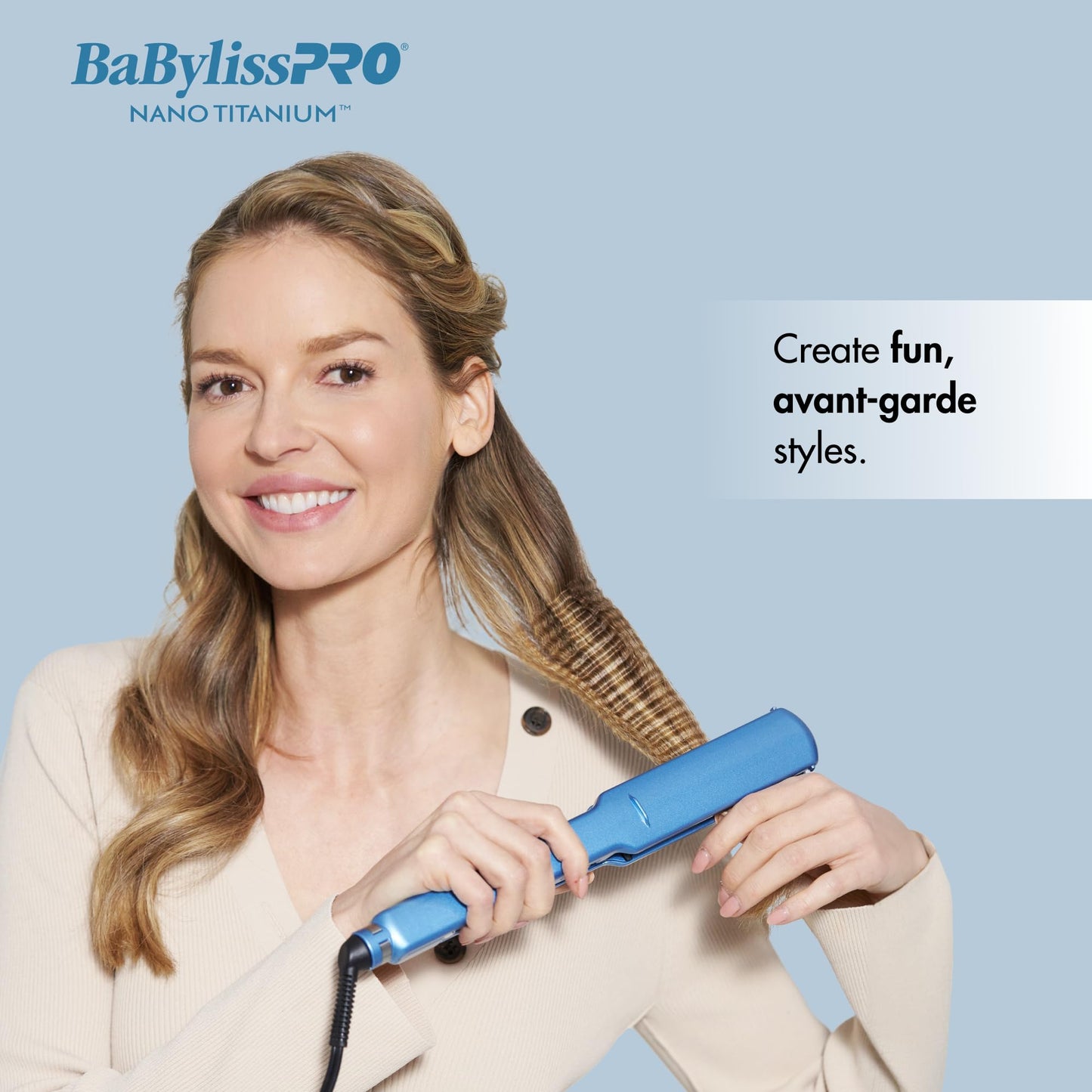 BaBylissPRO Nano Titanium Styling and Texturizing Crimper Set