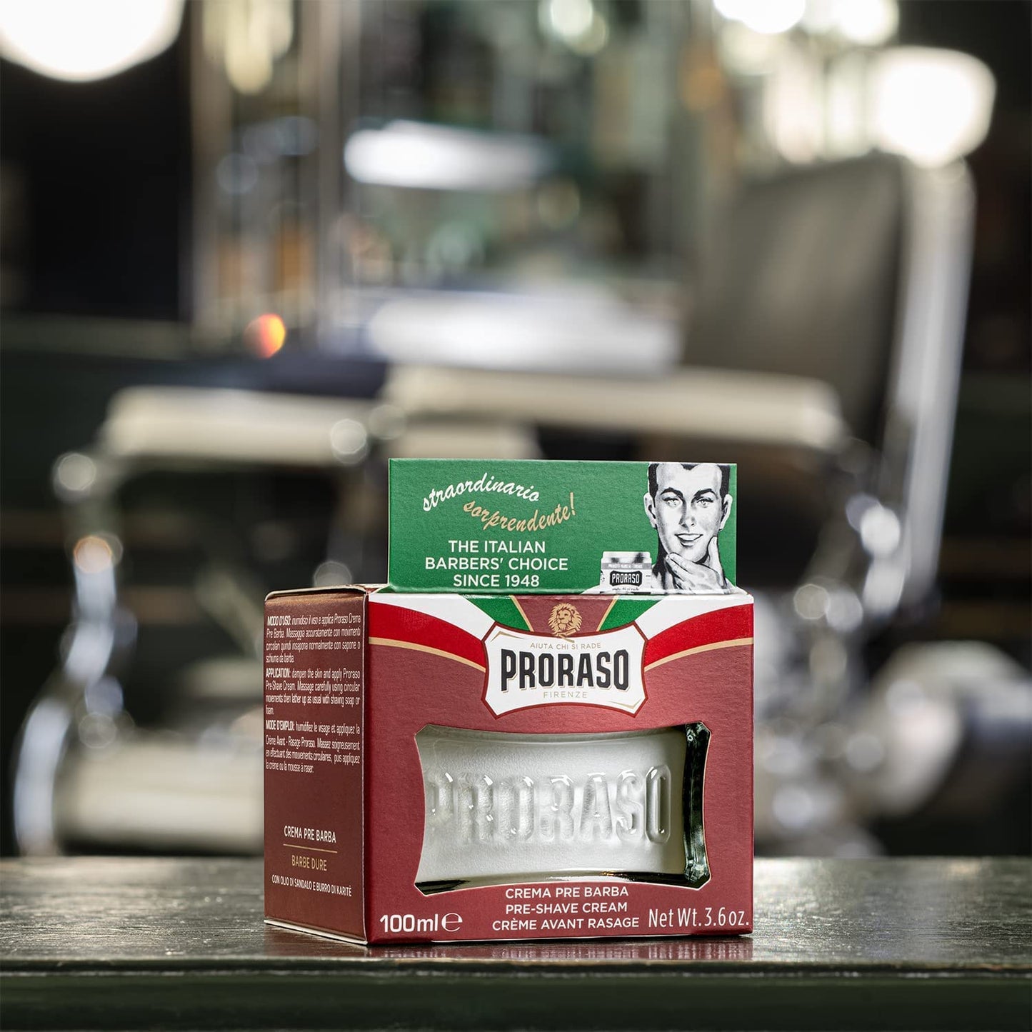 Proraso Pre Shave Cream Sandalwood - Red 3.6 oz Multipack