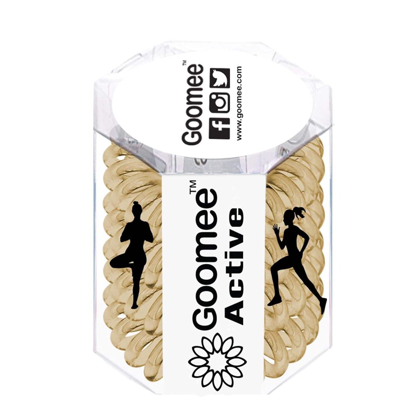 Active The Markless Hair Loop Set - Namaste by Goomee for Women - 4 Pc Hair Tie