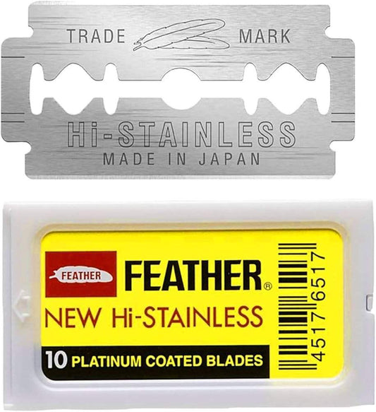 Feather Double Edge Razor Blades 10ct