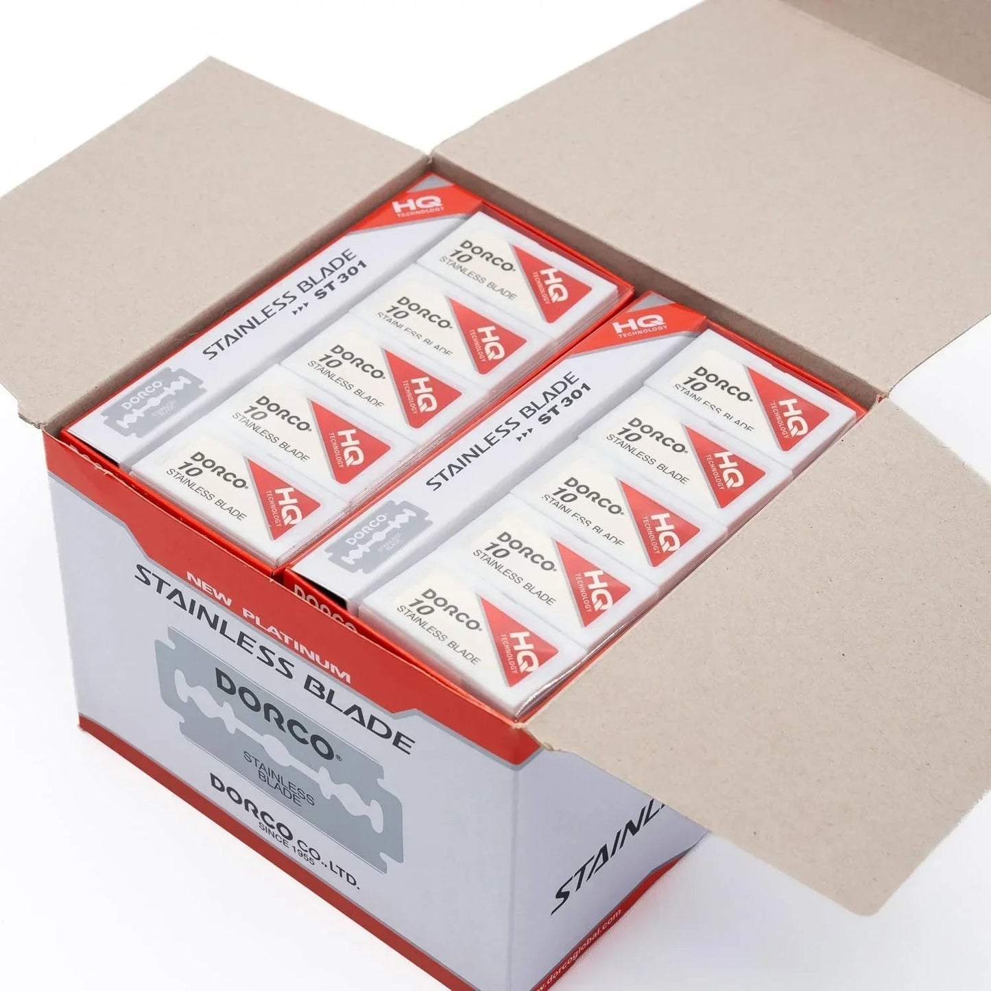 Dorco ST301 Platinum Extra Double Edge Razor Blade - 10000 ct