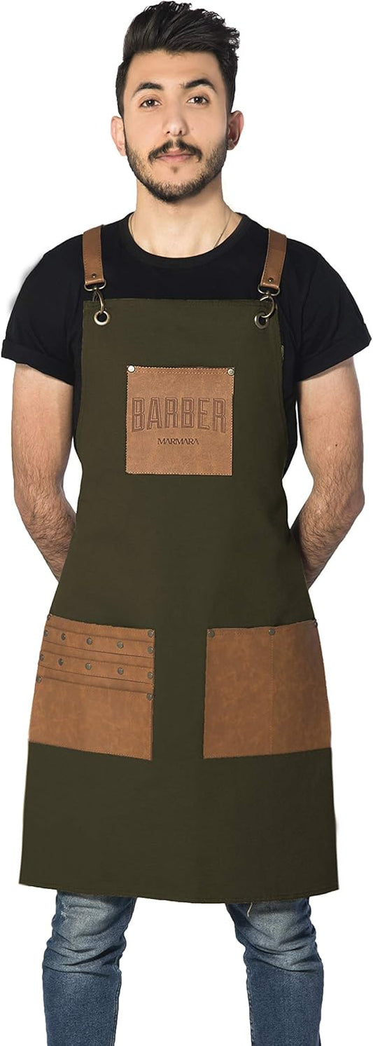 Marmara Barber Apron (Blue)
