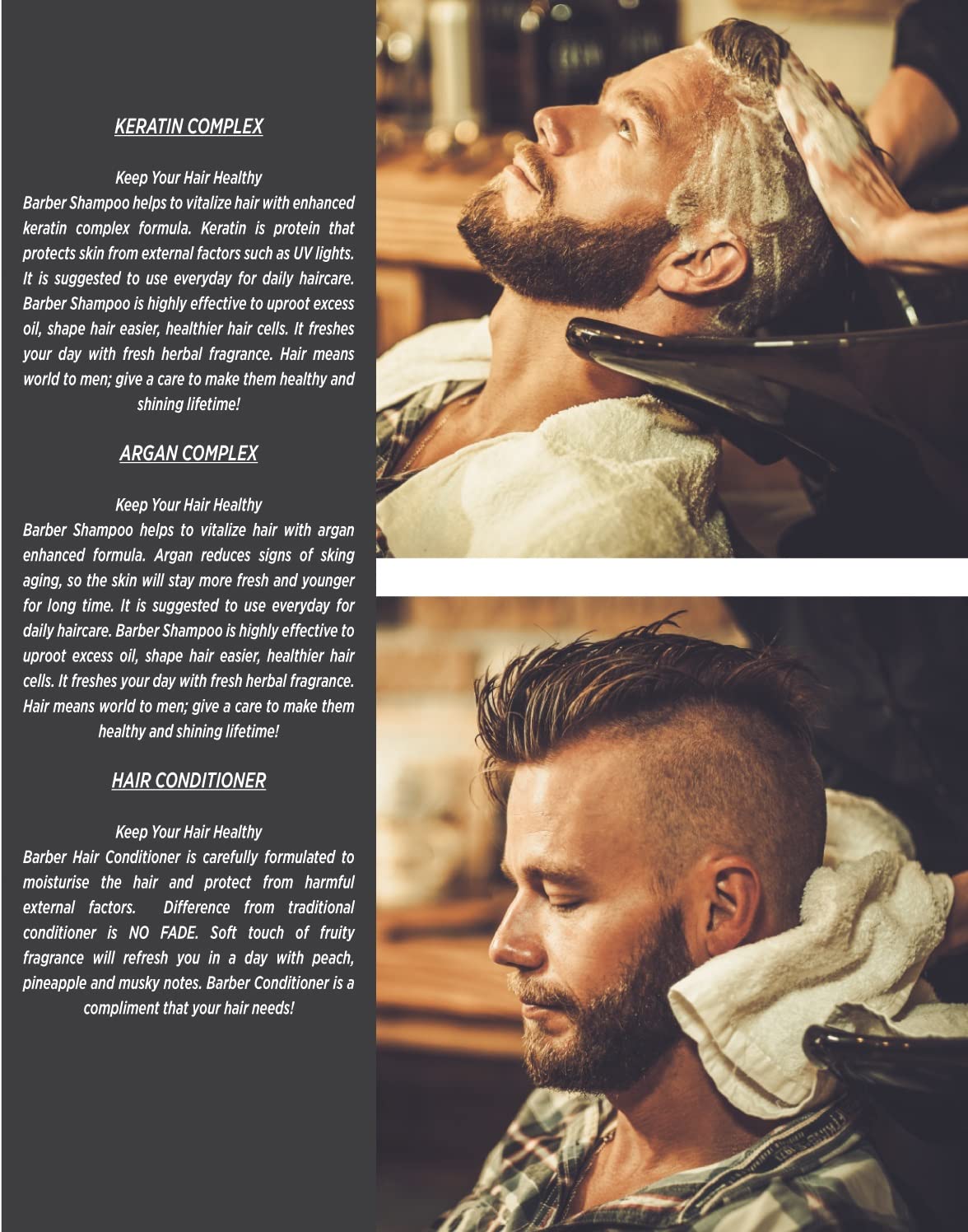 Marmara Barber Shampoo Keratin 37.5 oz