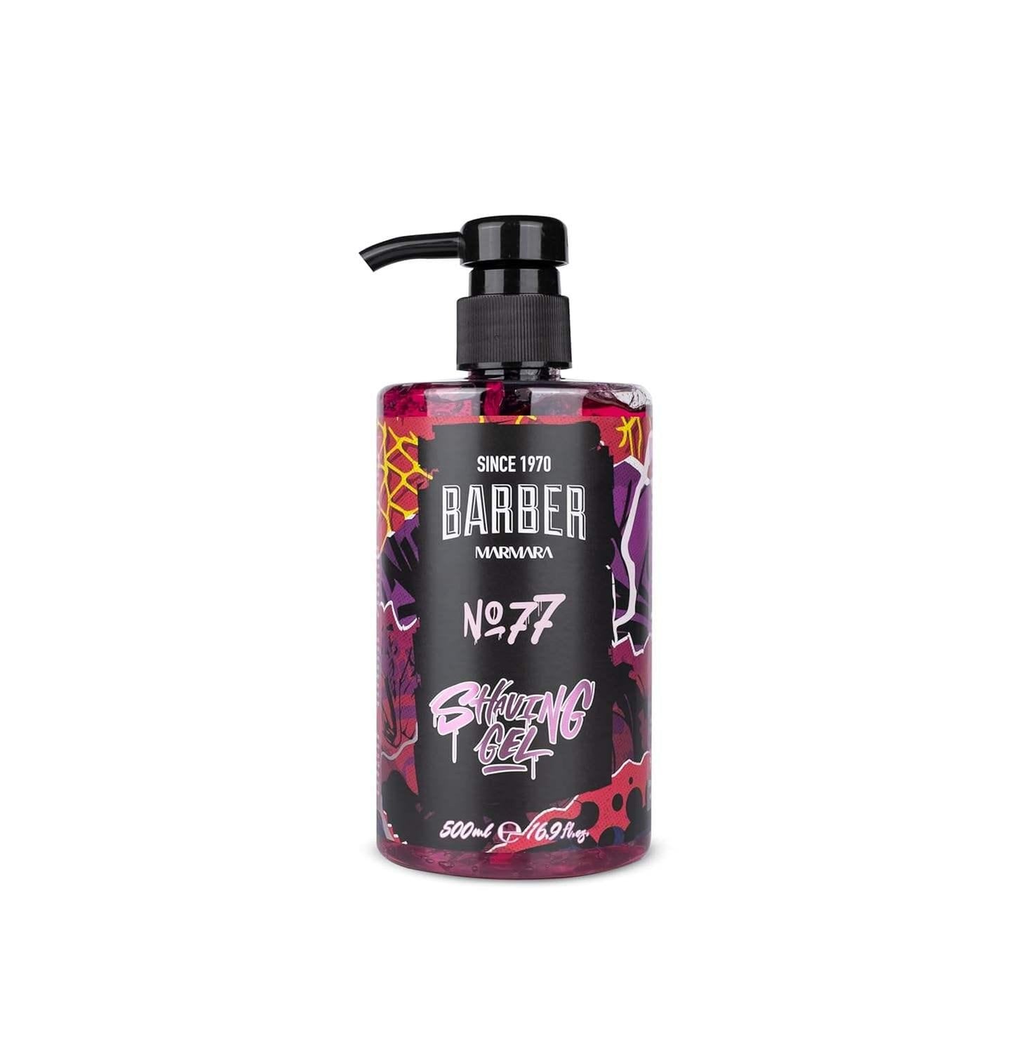 Marmara Barber Shaving Gel No.77 - 500ml / 16.9 oz