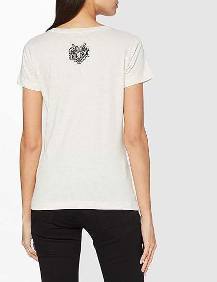 Women Crew Tee - Ornate Owl - Grey by DelSol for Women - 1 Pc T-Shirt (Large)