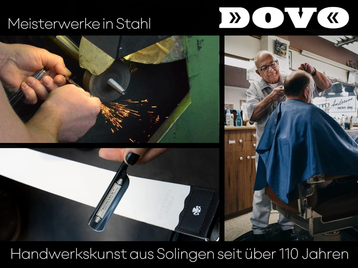 DOVO Shavette Straight Razor with Exchangeable Blade