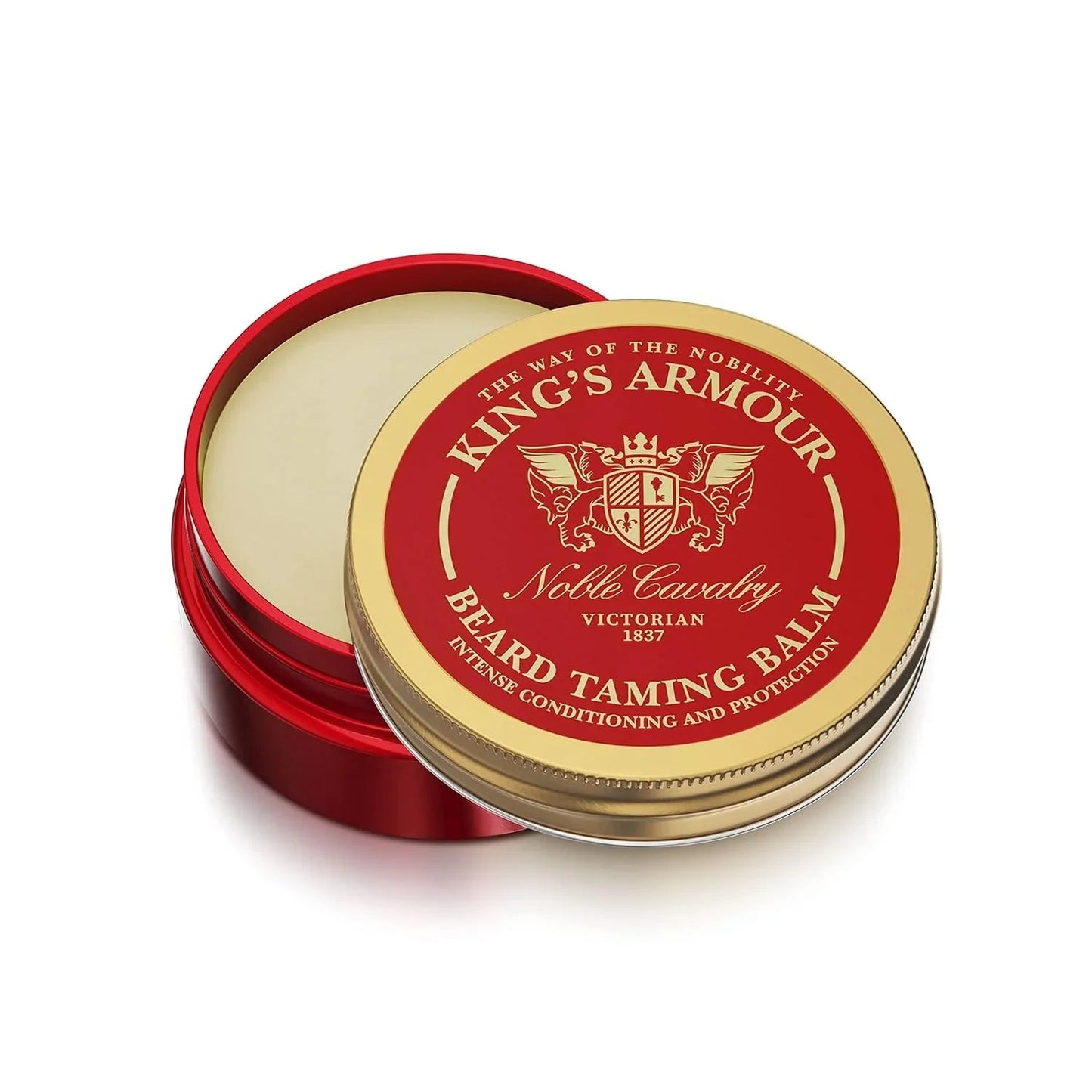 King’s Armour Beard Balm (50ml / 1.69 oz)–Styles, Strengthens, Softens and Grooms Beards and