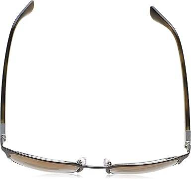 Prada SPR 61S U6C-5Y1 - Grey-Gunmental Brown Polarized by Prada for Men - 52-21-140 mm Sunglasses