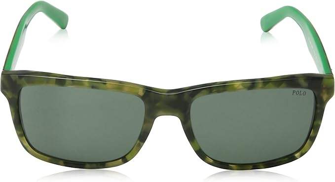 Polo Ralph Lauren PH 4098 5436-71 - Vintage Camou Tortoise-Green by Ralph Lauren for Men - 57-18-145 mm Sunglasses