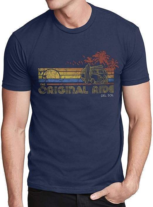 Men Crew Tee - Original Ride - Indigo by DelSol for Men - 1 Pc T-Shirt (XL)