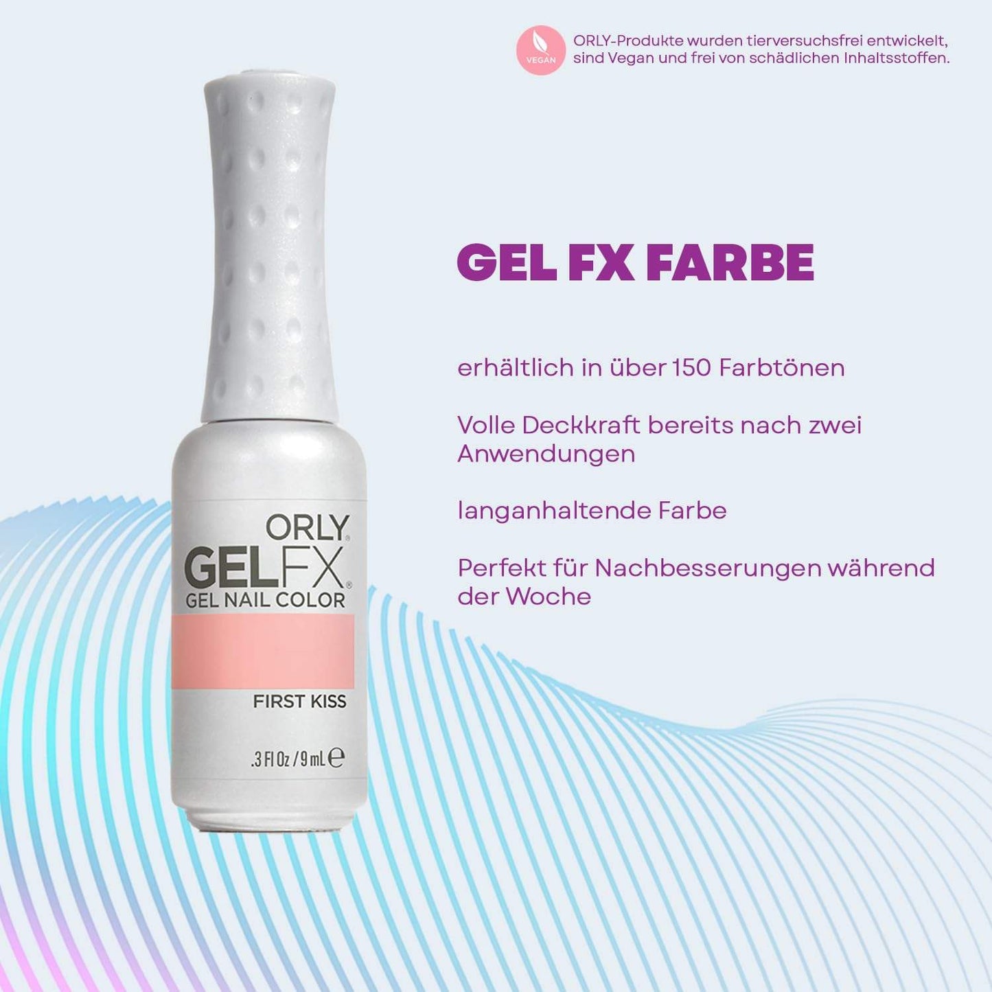 Orly Gelfx Gel Nail Color 0.3 Fl Oz / 9 Ml For The First Time