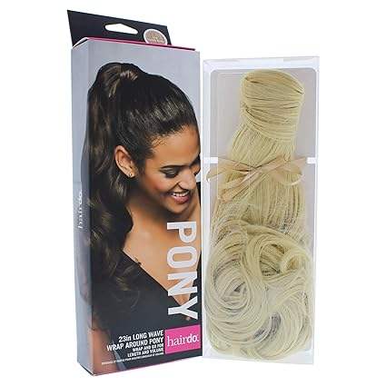 Wave Wrap Around Pony - R22 Swedish Blonde by Hairdo for Women - 23 Inch Hair Extension