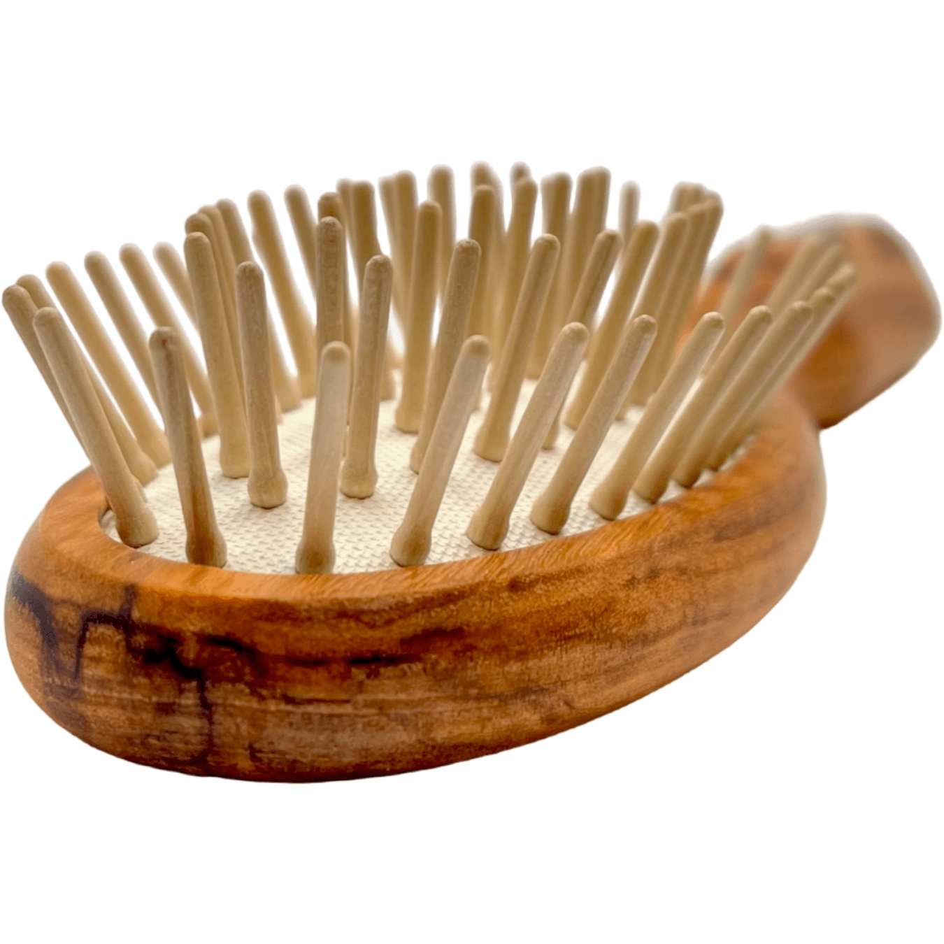 Dural Olive Wood Rubber Cushion Hair Brush with Wooden Pins