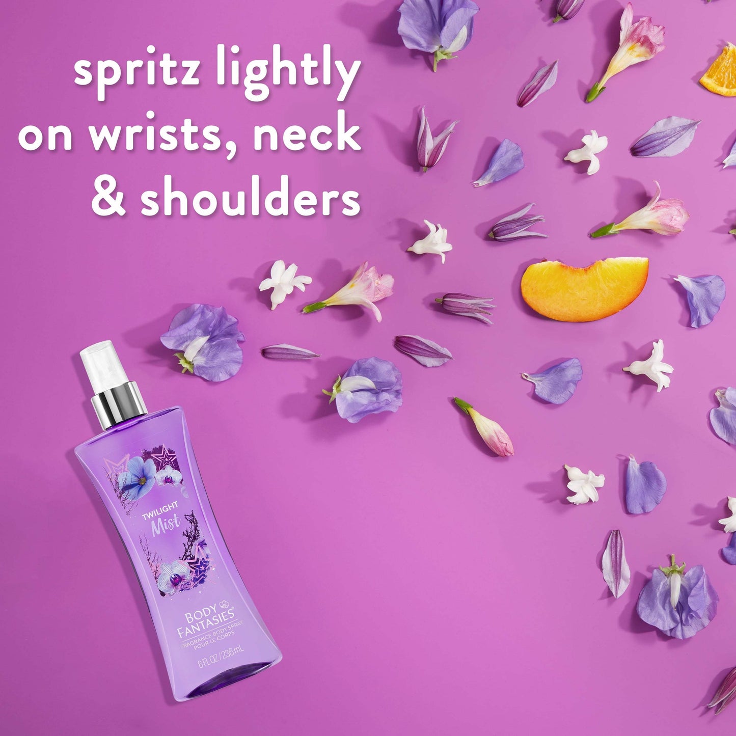 Signature Twilight Mist Fragrance Body Spray by Body Fantasies for Women - 8 oz Body Spray