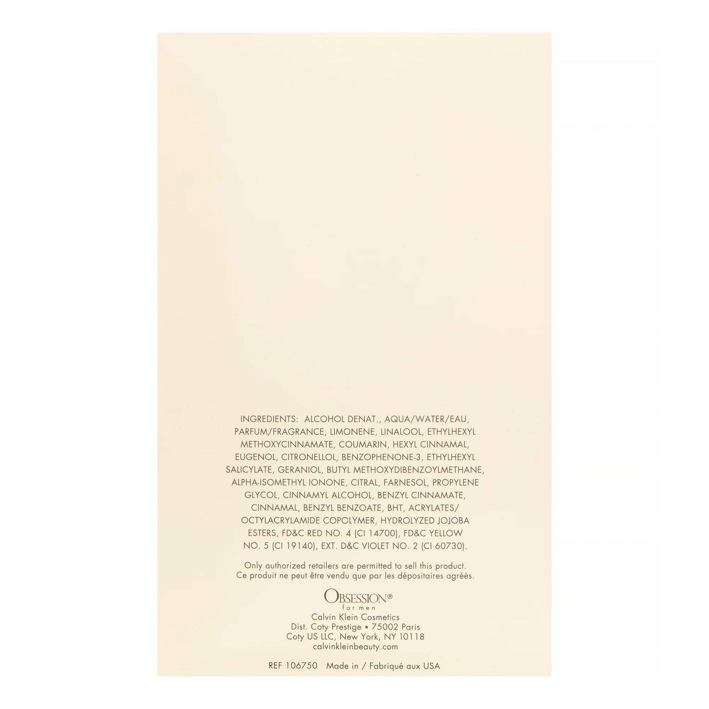 Obsession by Calvin Klein for Men - 6.7 oz EDT Spray