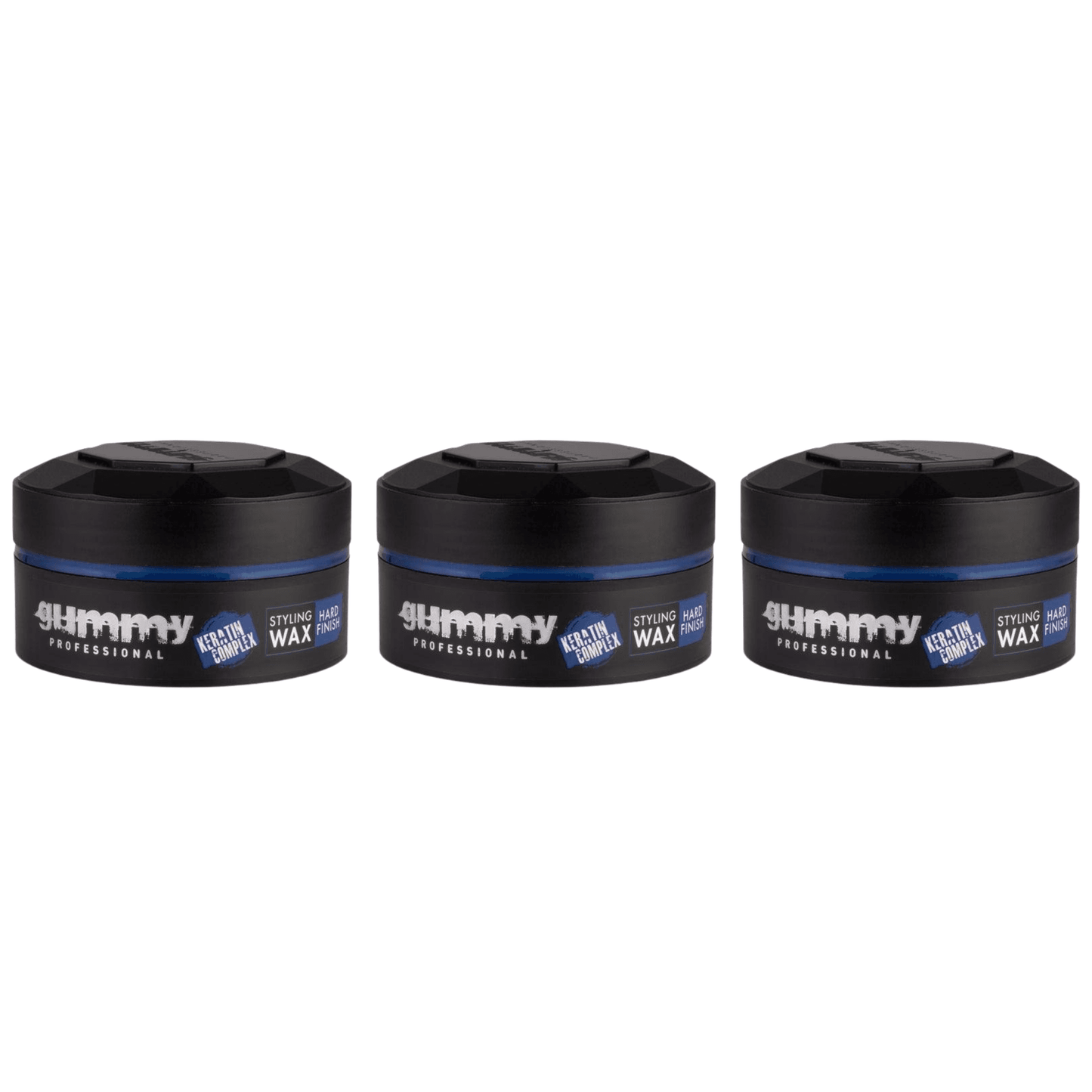 Gummy Hair Styling Wax Hard Finish Multipack