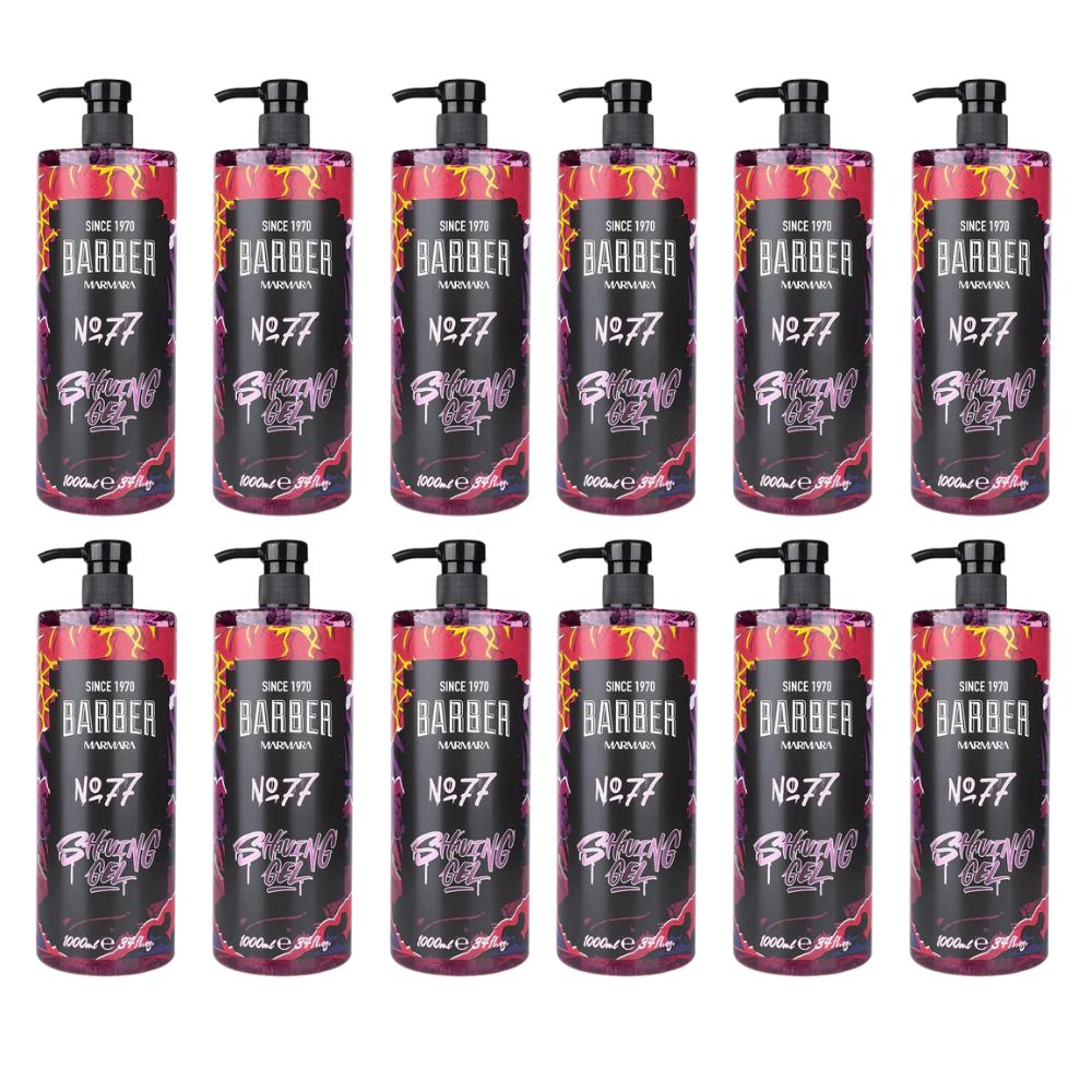 Marmara Barber Shaving Gel No.77 - 34 oz - Multipack