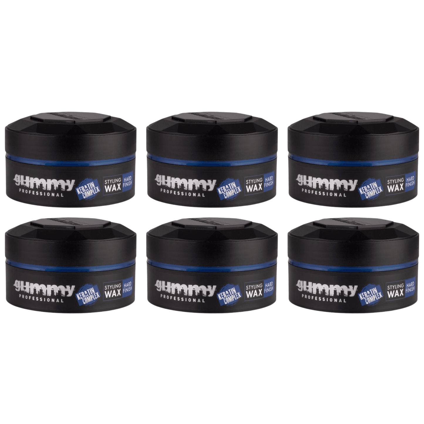 Gummy Hair Styling Wax Hard Finish Multipack