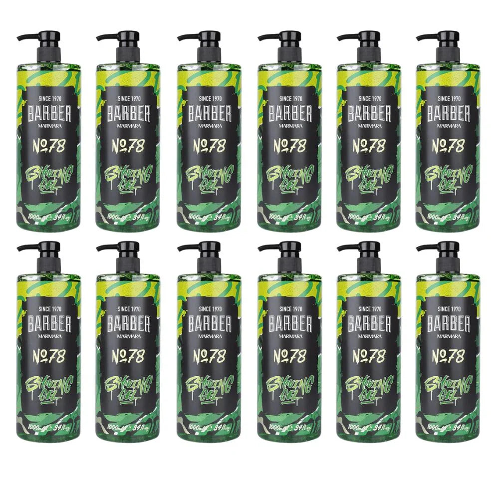 Marmara Barber Shaving Gel No.78 - 34 oz - Multipack