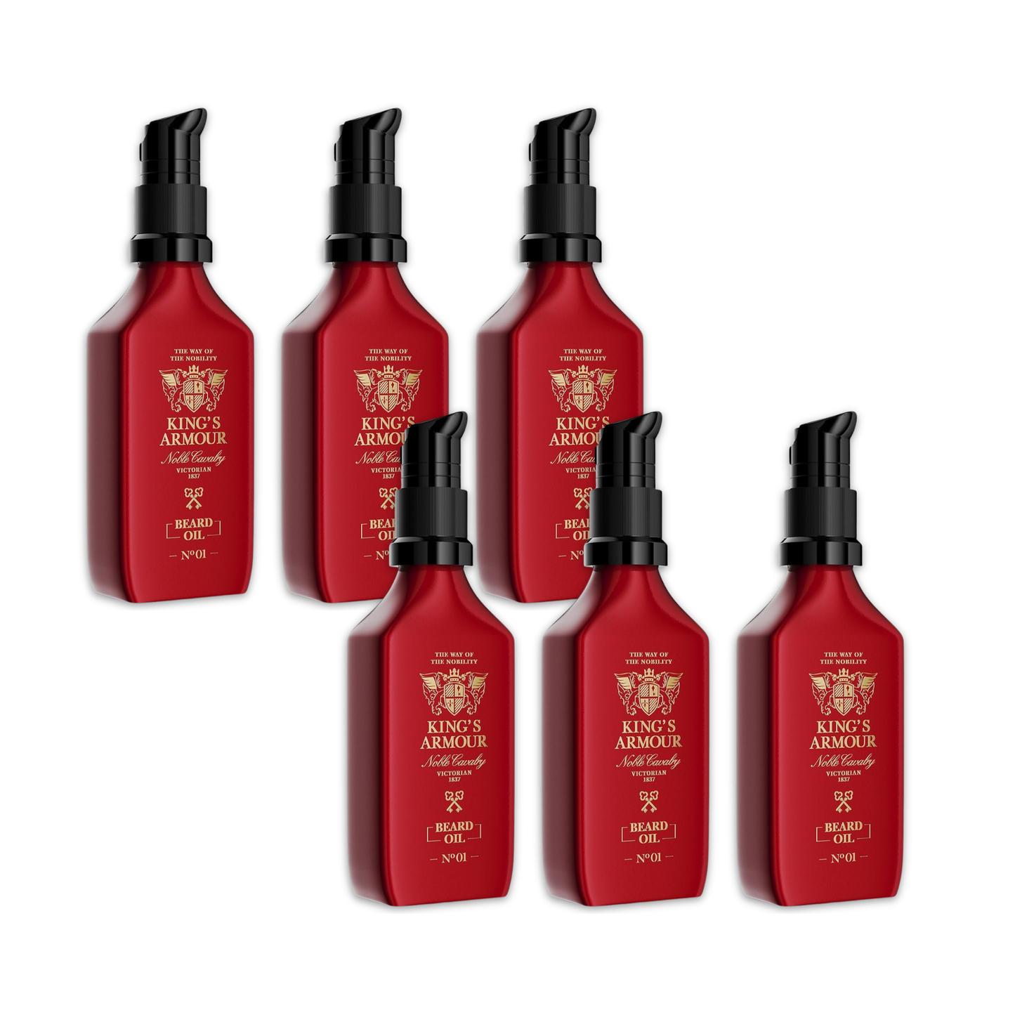 King’s Armour King's Amour Victorian Beard Oil No.1 Multipack - Mega Deal
