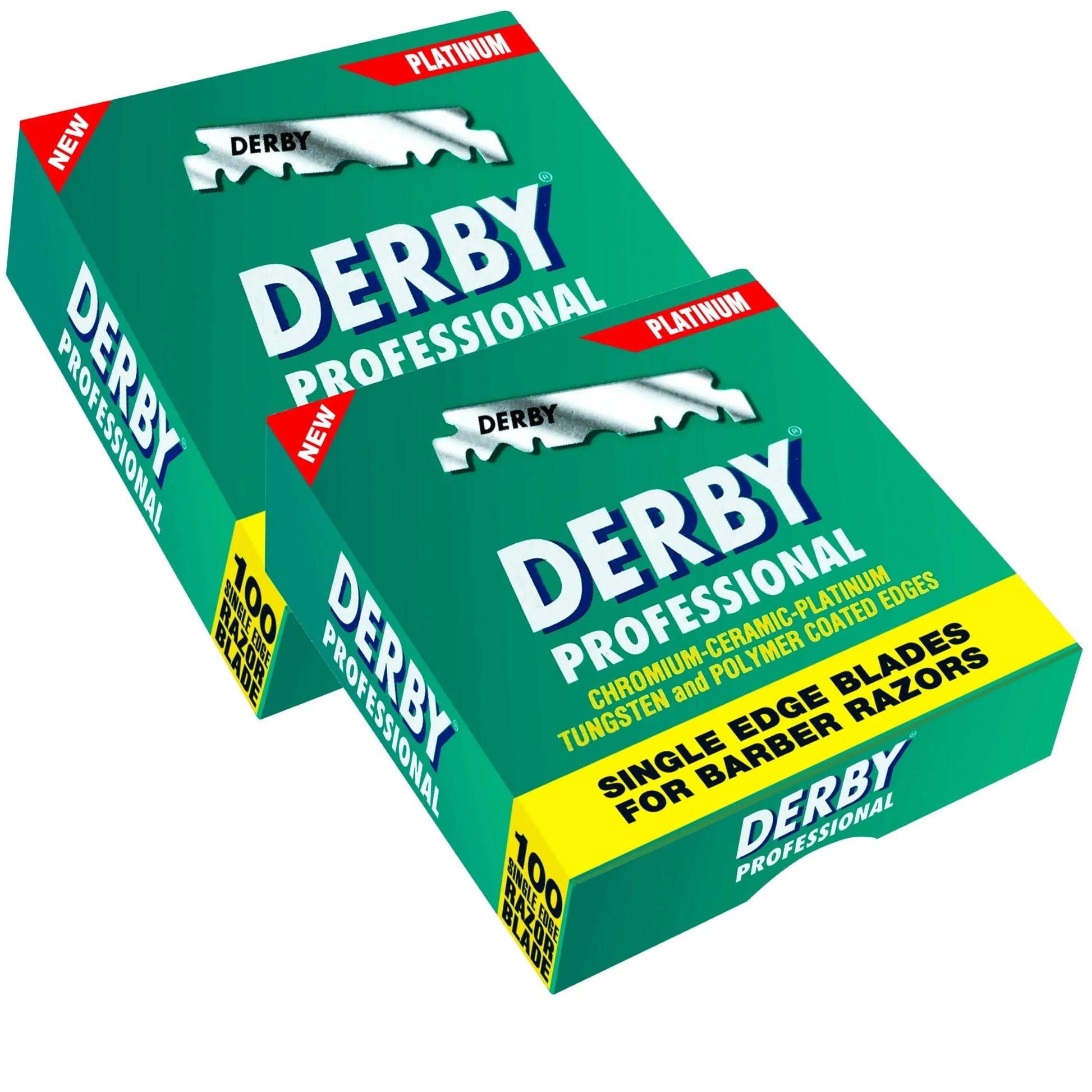 Derby Prof Single Edge Razor Blades 100ct - BarberSets