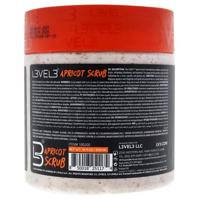 Lv3 Apricot Scrub 500Ml Scrub